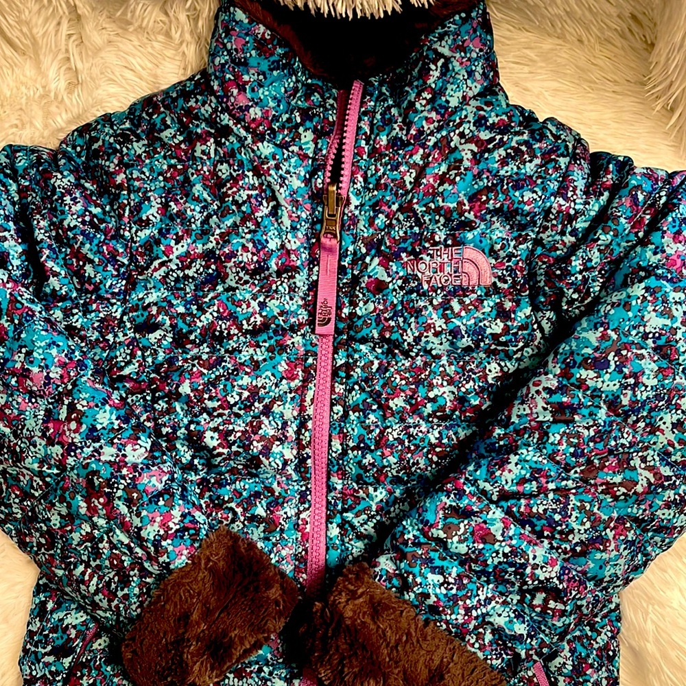 The North Face girls reversible coat